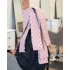 image:imageFRAMAR Gingham Pink Hair Foil Roll Hair Foils For Highlighting Long HairBeige and Pink
