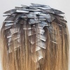 image:imageFRAMAR Gingham Pink Hair Foil Roll Hair Foils For Highlighting Long HairSilver