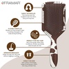 image:imageFRAMAR Paddle Hair Brush For Women  Wet Paddle Brush For Thick Hair Wet Hair Brushes For Women Hair Brush Detangler  Reduces Breakage  ChampagneCow Print