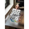 image:imageFRAMAR Pink Checkered Hair Foil Hair Foils For Highlighting  500Black and White