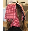 image:imageFRAMAR Pink Checkered Hair Foil Hair Foils For Highlighting  500Gingham Red