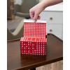 image:imageFRAMAR Pink Checkered Hair Foil Hair Foils For Highlighting  500Gingham Red