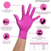 image:imageFRAMAR Pink Gloves Disposable Latex Free Pink Nitrile Gloves Small SalonXSmall