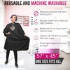 image:imageFRAMAR Professional Hair Cutting Cape Hair Cutting Capes For AdultsBlack  Cutting Cover