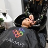 image:imageFRAMAR Professional Hair Cutting Cape Hair Cutting Capes For AdultsBlack  Shampoo Screen