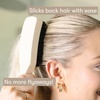 image:imageFRAMAR Slick Back Hair Brush Boar Bristles Slick Back Brush  Brown VelvetBeechwood