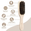 image:imageFRAMAR Slick Back Hair Brush Boar Bristles Slick Back Brush  Brown VelvetBeechwood