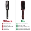 image:imageFRAMAR Slick Back Hair Brush Boar Bristles Slick Back Brush  Brown VelvetBrown Velvet