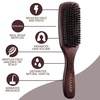 image:imageFRAMAR Slick Back Hair Brush Boar Bristles Slick Back Brush  Brown VelvetBrown Velvet