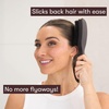 image:imageFRAMAR Slick Back Hair Brush Boar Bristles Slick Back Brush  Brown VelvetBrown Velvet