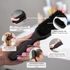 image:imageFRAMAR Slick Back Hair Brush Boar Bristles Slick Back Brush  Brown VelvetBrown Velvet