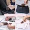 image:imageFRAMAR Small Boar Bristle Hair Brush For Women Mini Hair Brush For PurseChocolate Polka Dots