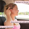 image:imageFRAMAR Small Boar Bristle Hair Brush For Women Mini Hair Brush For PurseChocolate Polka Dots