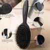 image:imageFRAMAR Soft Boar Bristle Hair Brush For Women Boars Hair Brush For WomenBlack