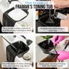 image:imageFRAMAR Toning Tub Hair Dye Bowl Hair Color Bowls For Hairstylist  2pcBlack