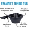 image:imageFRAMAR Toning Tub Hair Dye Bowl Hair Color Bowls For Hairstylist  2pcBlack