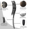 image:imageFRAMAR Vented Hair Brush For Women Flex Brush Wet Hair Brush DetanglerBlack  Flex