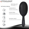 image:imageFramar Detangling Brush for Curly Hair Hair Brushes for Women DetanglerBlack