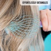 image:imageFramar Detangling Brush for Curly Hair Hair Brushes for Women DetanglerBlue Tie Dye