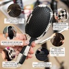 image:imageFramar Detangling Brush for Curly Hair Hair Brushes for Women DetanglerCheckered