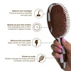 image:imageFramar Detangling Brush for Curly Hair Hair Brushes for Women DetanglerChocolate Checkered
