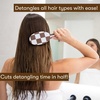image:imageFramar Detangling Brush for Curly Hair Hair Brushes for Women DetanglerChocolate Checkered
