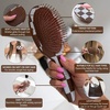 image:imageFramar Detangling Brush for Curly Hair Hair Brushes for Women DetanglerChocolate Checkered