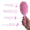 image:imageFramar Detangling Brush for Curly Hair Hair Brushes for Women DetanglerPink Checkered