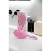 image:imageFramar Detangling Brush for Curly Hair Hair Brushes for Women DetanglerPink Checkered