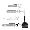 image:imageFramar Family Hair Color Brush Set Hair Dye Brush Kit  3 Pack BlackPintailBlack