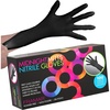 image:imageFRAMAR Black Disposable Gloves Large 12 INCH Latex Free Gloves LargeLarge Pack of 100