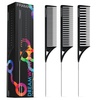 image:imageFRAMAR Dreamweaver Highlight Comb Set Hair Dye Comb  3 Pack PastelBlack