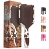 image:imageFRAMAR Paddle Hair Brush For Women  Wet Paddle Brush For Thick Hair Wet Hair Brushes For Women Hair Brush Detangler  Reduces Breakage  ChampagneCow Print