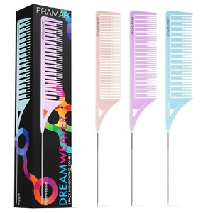 image:imageFRAMAR Dreamweaver Highlight Comb Set Hair Dye Comb  3 Pack PastelPastel