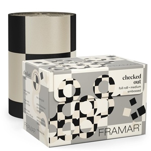 image:imageFRAMAR Gingham Pink Hair Foil Roll Hair Foils For Highlighting Long HairChecked Out