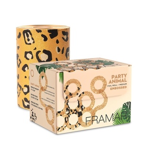 image:imageFRAMAR Gingham Pink Hair Foil Roll Hair Foils For Highlighting Long HairLeopard