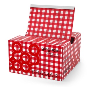 image:imageFRAMAR Pink Checkered Hair Foil Hair Foils For Highlighting  500Gingham Red