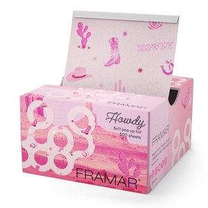 image:imageFRAMAR Pink Checkered Hair Foil Hair Foils For Highlighting  500Howdy