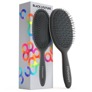 image:imageFramar Detangling Brush for Curly Hair Hair Brushes for Women DetanglerBlack