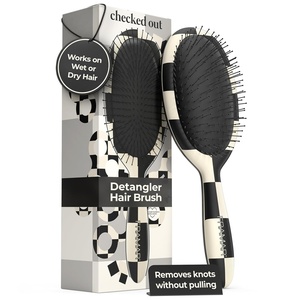 image:imageFramar Detangling Brush for Curly Hair Hair Brushes for Women DetanglerCheckered