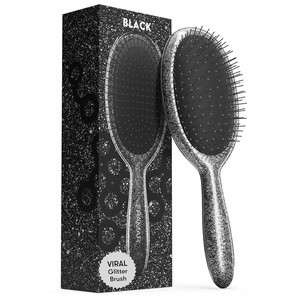 image:imageFramar Detangling Brush for Curly Hair Hair Brushes for Women DetanglerGlitter  Black
