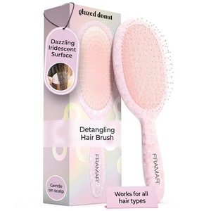 image:imageFramar Detangling Brush for Curly Hair Hair Brushes for Women DetanglerIridescent