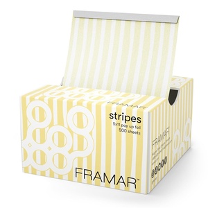 image:imageFramar Ethereal Hair Foils For Highlighting Pop Up Hair Foil HighlightYellow Butter Stripes