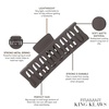 image:imageFRAMAR Large Claw Clips For Thick Hair Large Hair Clip For Thick HairNeutral  Rectangle