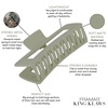 image:imageFRAMAR Large Claw Clips For Thick Hair Large Hair Clip For Thick HairSage Green
