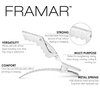 image:imageFRAMAR Pastel Alligator Hair Clips 10 Pack  Professional Styling Clips for Hair Salon Quality Plastic Alligator ClipsGlitter