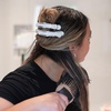 image:imageFRAMAR Pastel Alligator Hair Clips 10 Pack  Professional Styling Clips for Hair Salon Quality Plastic Alligator ClipsGlitter
