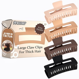 image:imageFRAMAR Large Claw Clips For Thick Hair Large Hair Clip For Thick HairNeutral  Rectangle