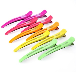 image:imageFRAMAR Neutral Creaseless Hair Clips Hair Styling Clips  10 PackMulticolored