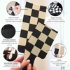 image:imageFRAMAR Chocolate Balayage Board and Paddle Set Highlighting Board 2 PackCream and Black Checkered